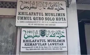 Wawali Sebut Kantor Khilafatul Muslimin Sudah Lama Ada di Solo