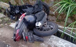 Motor Masuk Got di Ngargoyoso Karanganyar, Dua Korban Meninggal