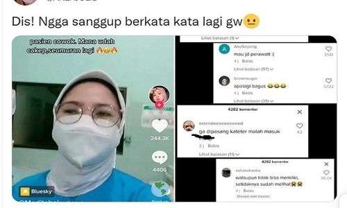 Duh, Perawat Bikin Konten Sensual Usai Pasang Kateter Pasien Ganteng