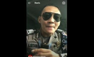 Polisi Viral Solo Kembali Beraksi, Bahas Naik Motor Pakai Sandal Jepit