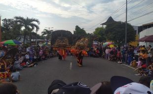 Ketika Reog Ponorogo Turut Hibur Pengunjung CFS Wonogiri