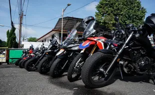 Seru! Konsumen Honda Big Bike Jateng Touring ke Pangandaran