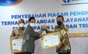 Kemenkumham Raih Penghargaan Soal Kepatuhan Standar Pelayanan Publik