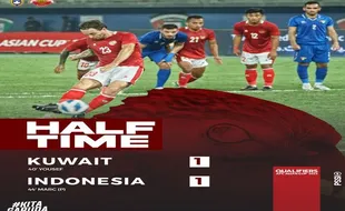 Piala Asia 2023 Kuwait Vs Timnas Indonesia: Babak Pertama 1-1