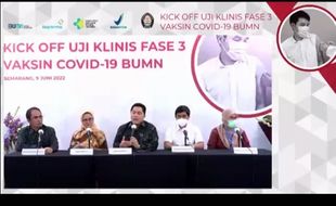 Masuki Uji Klinis Tahap Tiga, Vaksin Covid-19 BUMN Rampung Juli 2022