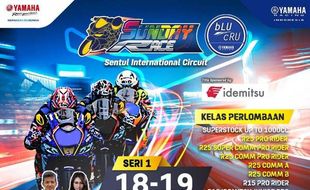 Idemitsu bLU cRU Yamaha Sunday Race Seri 1 Sukses Digelar di Sentul