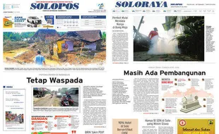 Solopos Hari Ini: Tetap Waspada