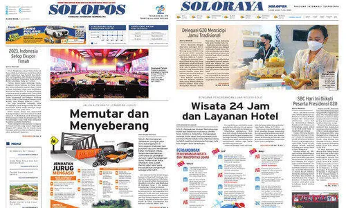 Solopos Hari Ini: Memutar dan Menyeberang