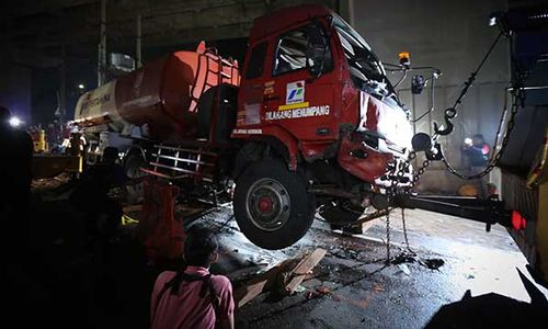 Sopir dan Kernet Truk Pertamina Jadi Tersangka Kecelakaan Maut Cibubur