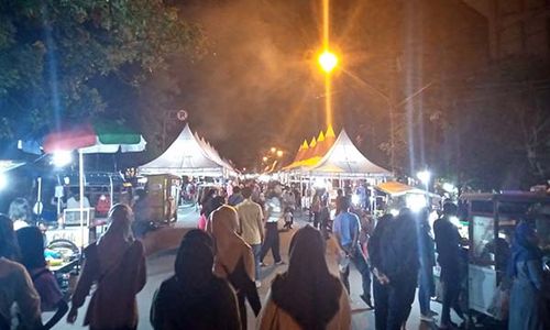 Asyik! Night Market Kembali ke Ngarsapura Solo pada Malam Tahun Baru 2023