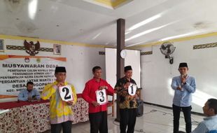 Diprotes 2 Eks Napi, Ini 3 Calon di Pilkades PAW Singopadu Sragen