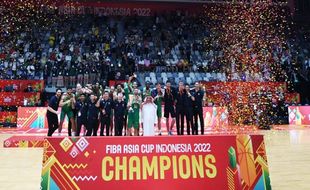 Juara Piala FIBA Asia 2022, Australia Pertahankan Gelar