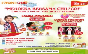 Front One Hotel Sragen dan Chil Go Gelar Lomba Mewarnai