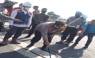 Perhatian! Atasi Macet, Jalur Semarang-Demak Diberlakukan Contraflow