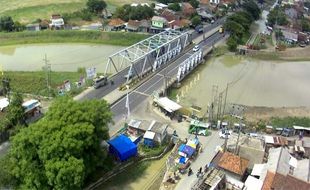 Banyak Diprotes Gegara Macet, Perbaikan Jembatan Wonokerto Demak akan Dikebut