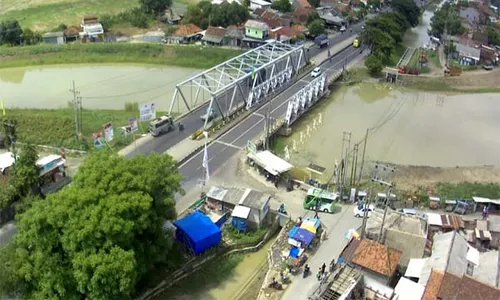 Banyak Diprotes Gegara Macet, Perbaikan Jembatan Wonokerto Demak akan Dikebut