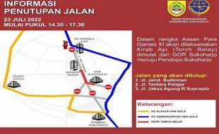 3 Jalan di Sukoharjo Ditutup Pagi-Sore, Ini Rute dan Alternatifnya