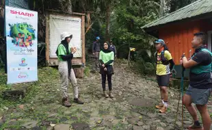 Aksi Nyata Sharp Greenerator Gaungkan Eco-Tourism di Gunung Gede