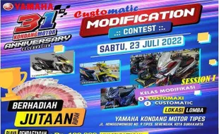 Modifikasi Motor Matic Meriahkan HUT ke-31 Yamaha Kondang Motor