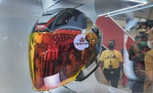 Helm Half Face Nova X Hadir di Pameran Otomotif GIIAS 2022