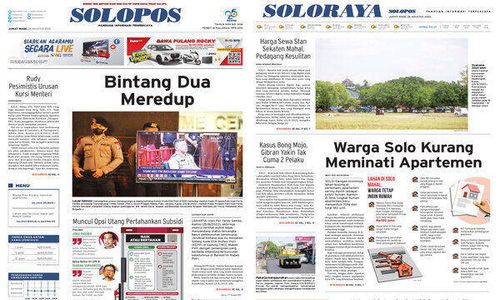 Solopos Hari Ini: Bintang Dua Meredup