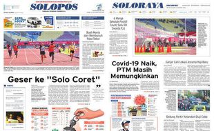 Solopos Hari Ini: Geser ke Solo Coret