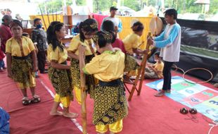 Berebut Piala Bupati Klaten, 18 Kelompok Tingkat SD Ikuti Lomba Dolanan Anak