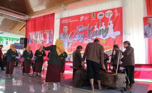 Jadi Ikon Desa! 14 Kelompok Ikuti Festival Gejog Lesung Barepan Klaten