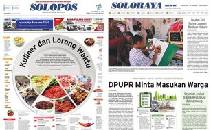 Solopos Hari Ini: Kuliner dan Lorong Waktu