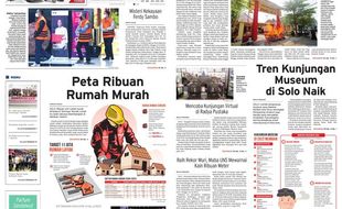 Solopos Hari Ini: Peta Ribuan Rumah Murah