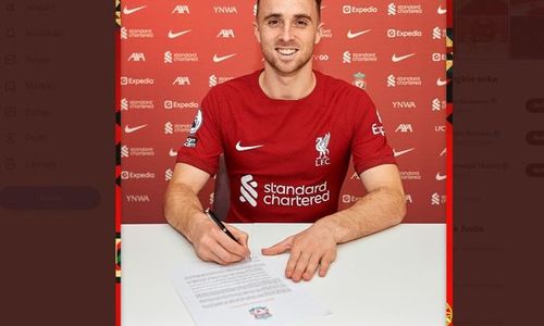 Pendukung Liverpool Sedang Ayem, Jota Dihadiahi Kontrak 5 Tahun