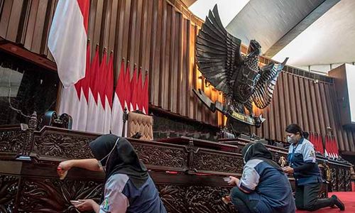 Dijaga 4.642 Personel Gabungan, Ini Agenda Sidang Tahunan MPR 2022