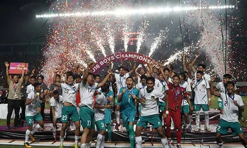 Timnas Indonesia Juara Piala AFF U-16, Ini Momen Perayaan Kemenangan