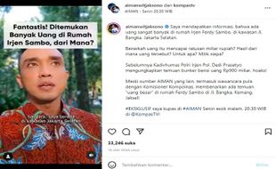 Trending Topic! Aiman Sebut Ada Bunker Uang Miliaran di Rumah Ferdy Sambo