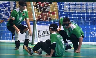 Malaysia Jadi Lawan, Suporter SMK Kompak Dukung Tim Goalball Indonesia