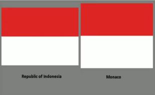 Serupa Tapi Tak Sama, Ini Perbedaan Bendera Indonesia dan Monako