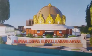 Pendapa Rumah Dinas Bupati Karanganyar akan Dikerjakan 24 Jam Nonstop