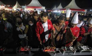 7 Jam, 60 Chef Masak 4.200 Porsi Sambal untuk Festival Kuliner Solo