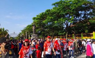 Ramai Pol! 20.000 Peserta Ikut Gerak Jalan Pemkab Boyolali