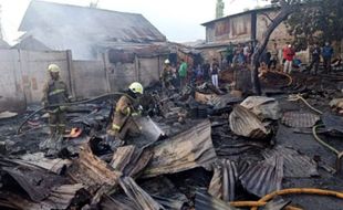 40 Rumah di Cakung Terbakar karena Salah Satu Rumah Kelebihan Beban Listrik