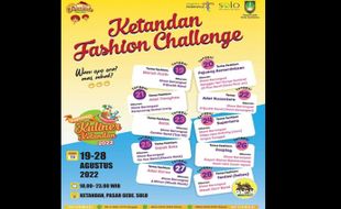 Catat, Ini Jadwal Hiburan di Ketandan Fashion Challenge