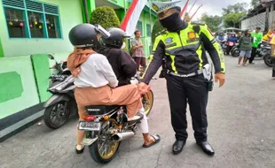 Tak Jera, 43 Motor Knalpot Brong Kena Razia saat Sunmori di Tawangmangu