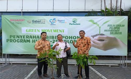 Green Movement Dukung Adiwiyata di SMP IT Nur Hasan Boyolali