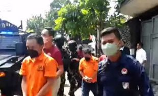 Tersangka Berbaju Tahanan di Rekonstruksi Pembunuhan Brigadir J, Ini Potretnya