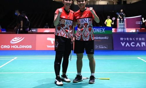 Ribka/Fadia Tandai Reuni dengan Kemenangan di Kejuaraan Dunia Bulu Tangkis 2022