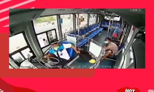 Viral Penumpang Bus Ambil Tas Pengemudi, Warganet Riuh Bahas Motif