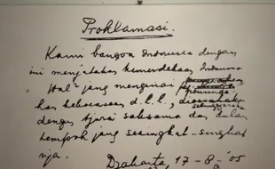 Mengenang Sejarah Kemerdekaan RI, Siapa Penulis Teks Proklamasi?