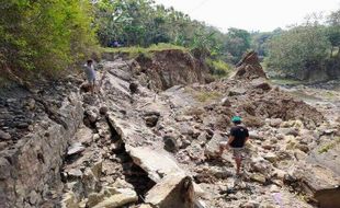 Tanggul DI Winong Gondang Sragen Jebol, Begini Kondisinya