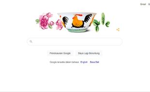 Google Doodle Hari Ini Mangkok Ayam Jago, Simbol Keberuntungan