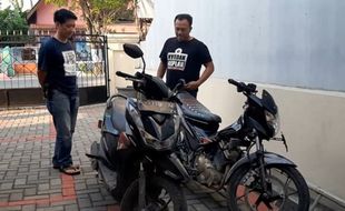 Aksinya Terekam CCTV Kafe, Dua Pencuri Motor di Grobogan Dibekuk Polisi